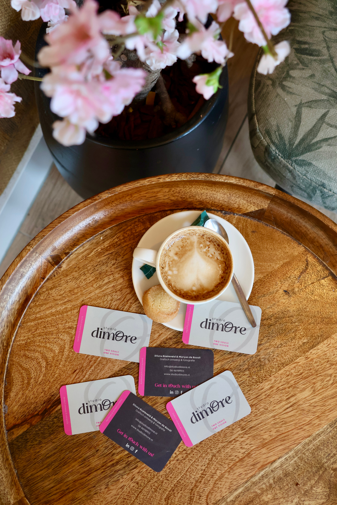 Studio Dimore koffie en visitekaartjes